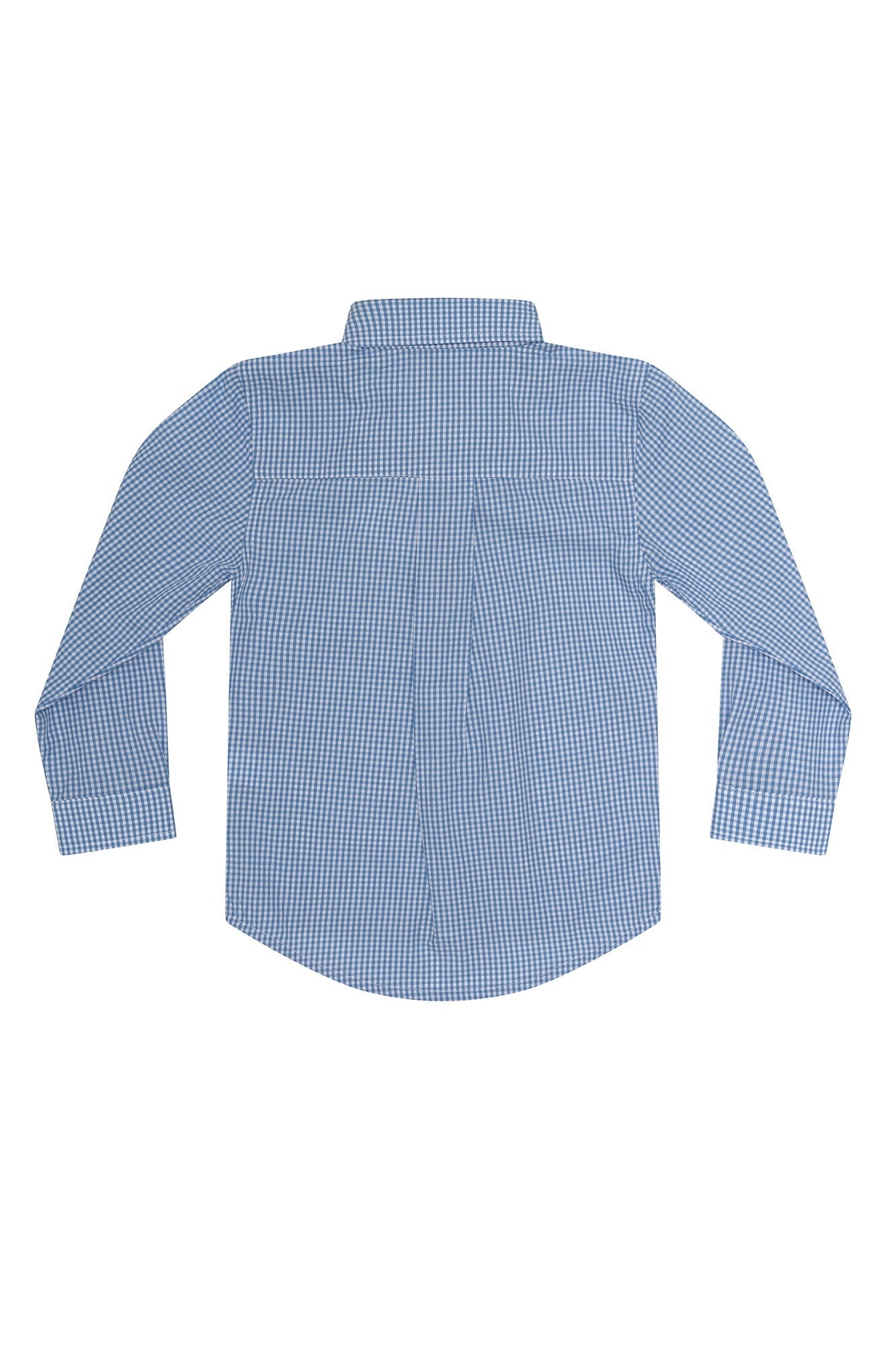Image of Blue Checks Long Sleeve Shirt